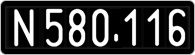 License plate of Austria, 1947 year system