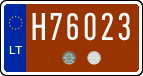 License plate of Lithuania, Oldtimers