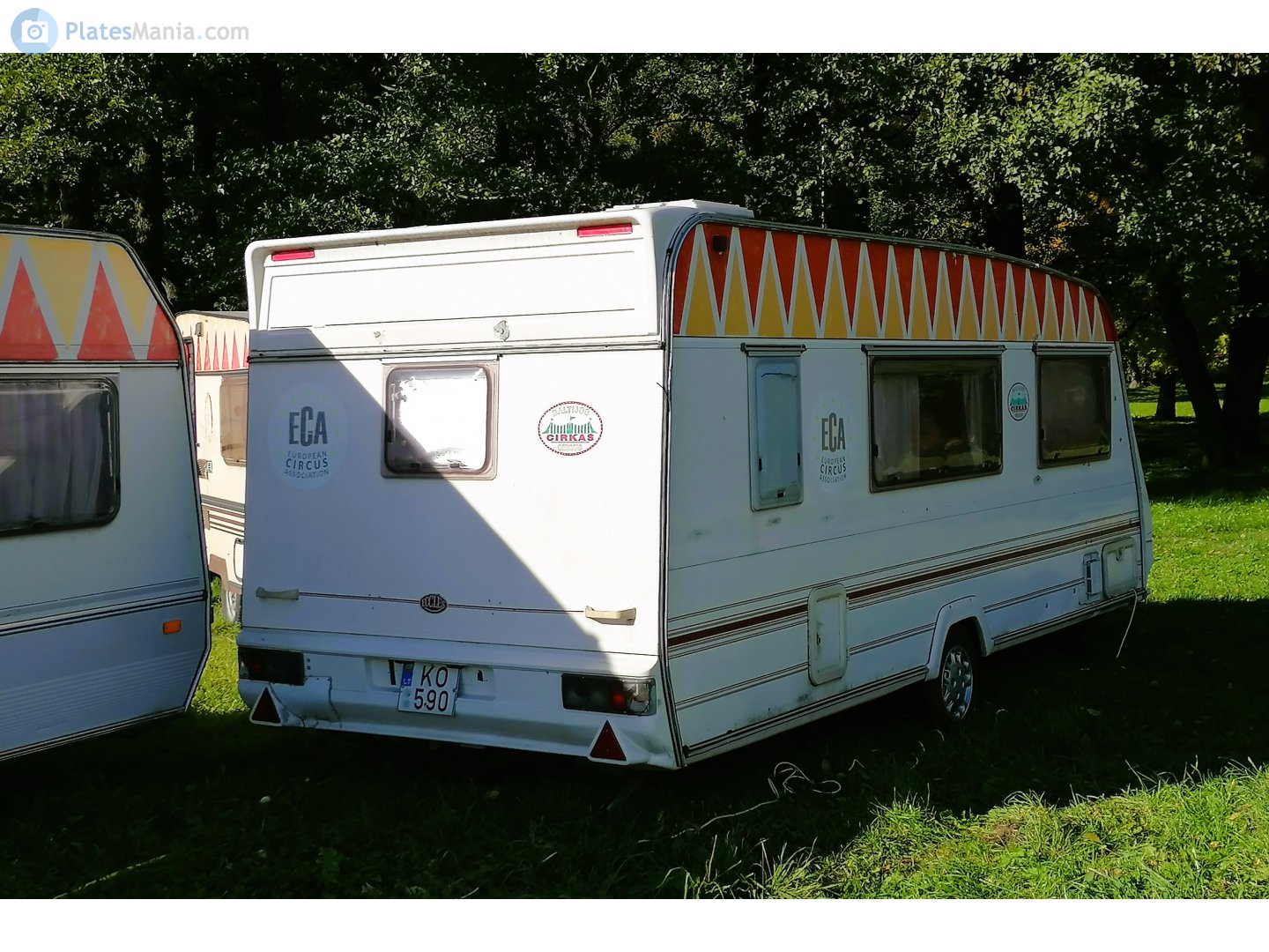 KO 590, Sterling Caravans Eccles 