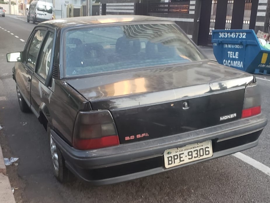 BPE-9306, Chevrolet Monza 2nd gen 2-door Sedan (J-body; LATAM-market), facelift, 1989–1996