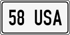License plate of Estonia, Regular car plates (US-size)