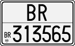 License plate of Italy, Cars (1927 year series)