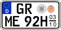 German license plate, Seasonal plates (Oldtimers)