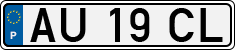 License plate of Portugal, Regular plates