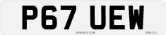 License plate of the United Kingdom, 1983 year system