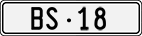 License plate of Switzerland, Cars