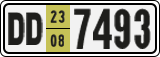 License plate of Armenia, Export transit plates