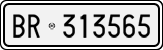 License plate of Italy, Cars (1927 year series)