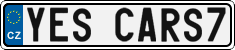 License plate of the Czech Republic, Vanity Plates
