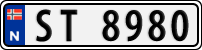 License plate of Norway, Trailers, motorcycles, special vehicles