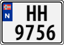 License plate of Norway, Trailers, motorcycles, special vehicles