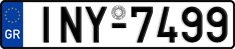 License plate of Greece, Cars