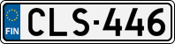 License plate of Finland, Cars