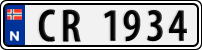License plate of Norway, Trailers, motorcycles, special vehicles