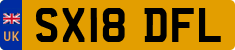 License plate of the United Kingdom, 2001 year system