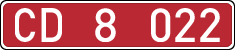 License plates of Spain, Diplomatic