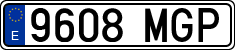 License plates of Spain, Ordinary (2000)