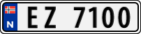 License plate of Norway, Trailers, motorcycles, special vehicles