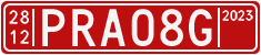 License plate of Sweden, Transit plates