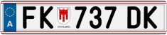 License plate of Austria, Regular plates