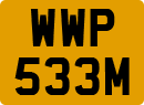 License plate of the United Kingdom, 1963 year system