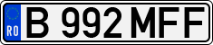 License plate of Romania, Regular plates