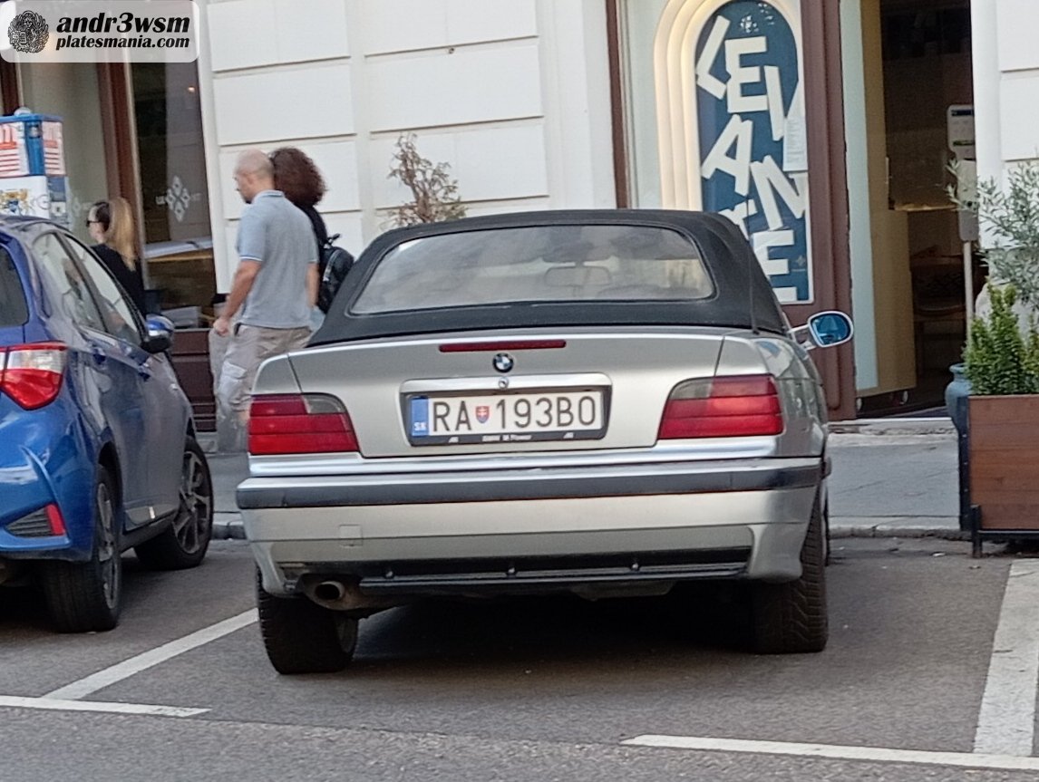 RA-193BO, BMW 3 Series 3rd gen Convertible (E36), 1993–1999