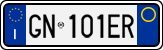 License plate of Italy, Cars (1994 year series)