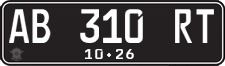 License plate of Indonesia, Regular plates