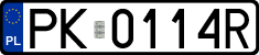 License plates of Poland, Regular car plates