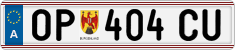 License plate of Austria, Regular plates