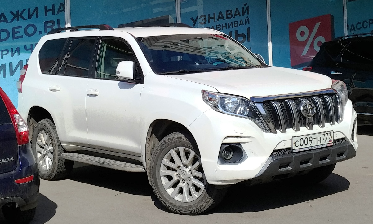 с 009 тн 777, Toyota Land Cruiser Prado 4th gen 5-door SUV (J150), 1st facelift, 2013–2017