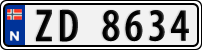 License plate of Norway, Trailers, motorcycles, special vehicles
