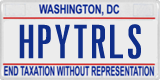 District of Columbia, Vanity Plates