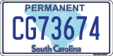 South Carolina, Permanent (AB12345)