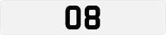 License plate of Guernsey, Regular plates