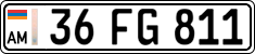 License plate of Armenia, Private owners