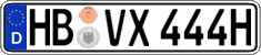 German license plate, Plates for oldtimers (type 