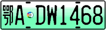 License plate of China, Electric vehicles