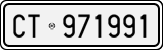License plate of Italy, Cars (1927 year series)