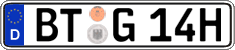 German license plate, Plates for oldtimers (type 
