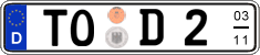 German license plate, Seasonal plates