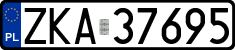 License plates of Poland, Regular car plates