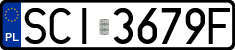 License plates of Poland, Regular car plates