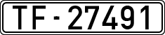 License plates of Spain, 1900 year series