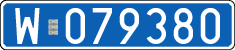 License plates of Poland, Diplomatic