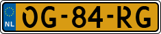 License plate of the Netherlands, Semi-trailers