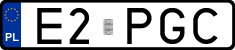 License plates of Poland, Vanity Plates