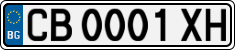 License plate of Bulgaria, Cars