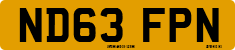 License plate of the United Kingdom, 2001 year system